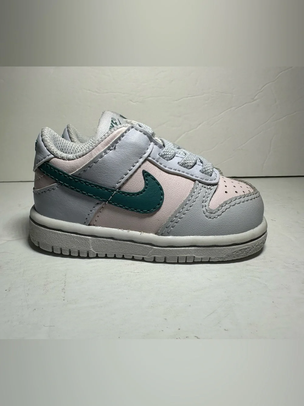 Nike Toddler Infant Dunk Low SE Easter Mint Blue Pastel Slip On Sneaker 4C